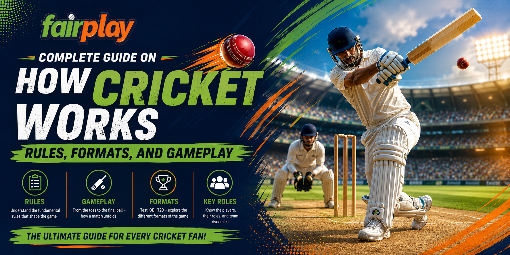 How Cricket Works: Rules, Formats, and Gameplay | Fairplay24-ind