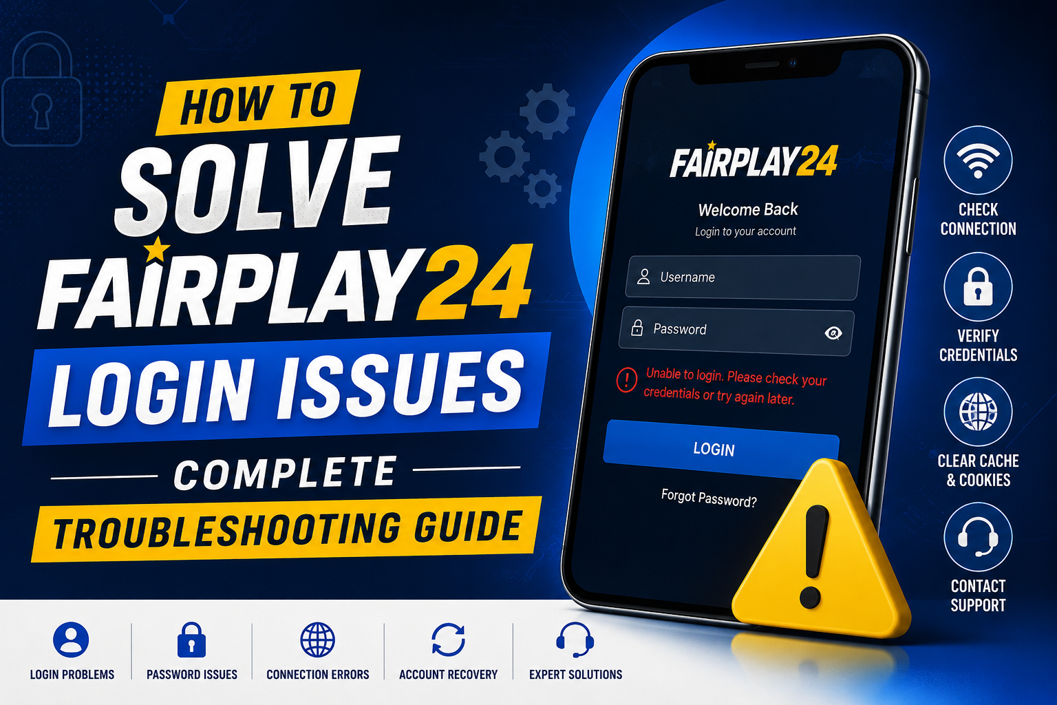 How to Solve Fairplay24 Login Issues