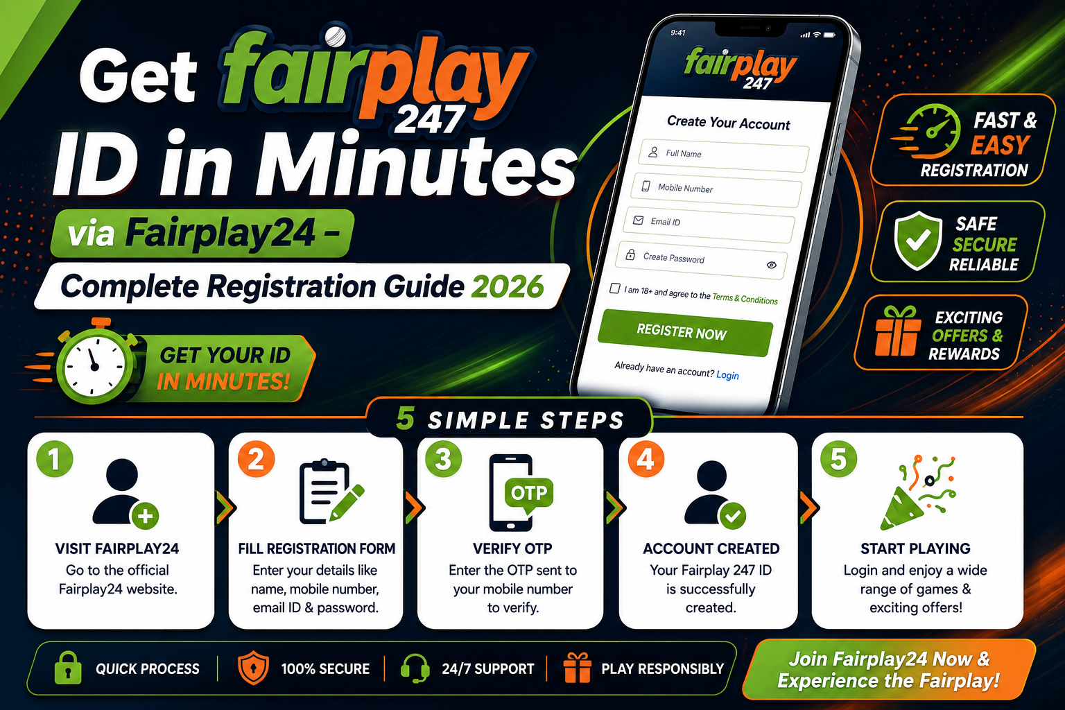 Fairplay 247 ID In Minutes Via Fairplay24