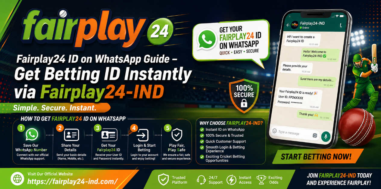 Fairplay24 ID on WhatsApp Guide
