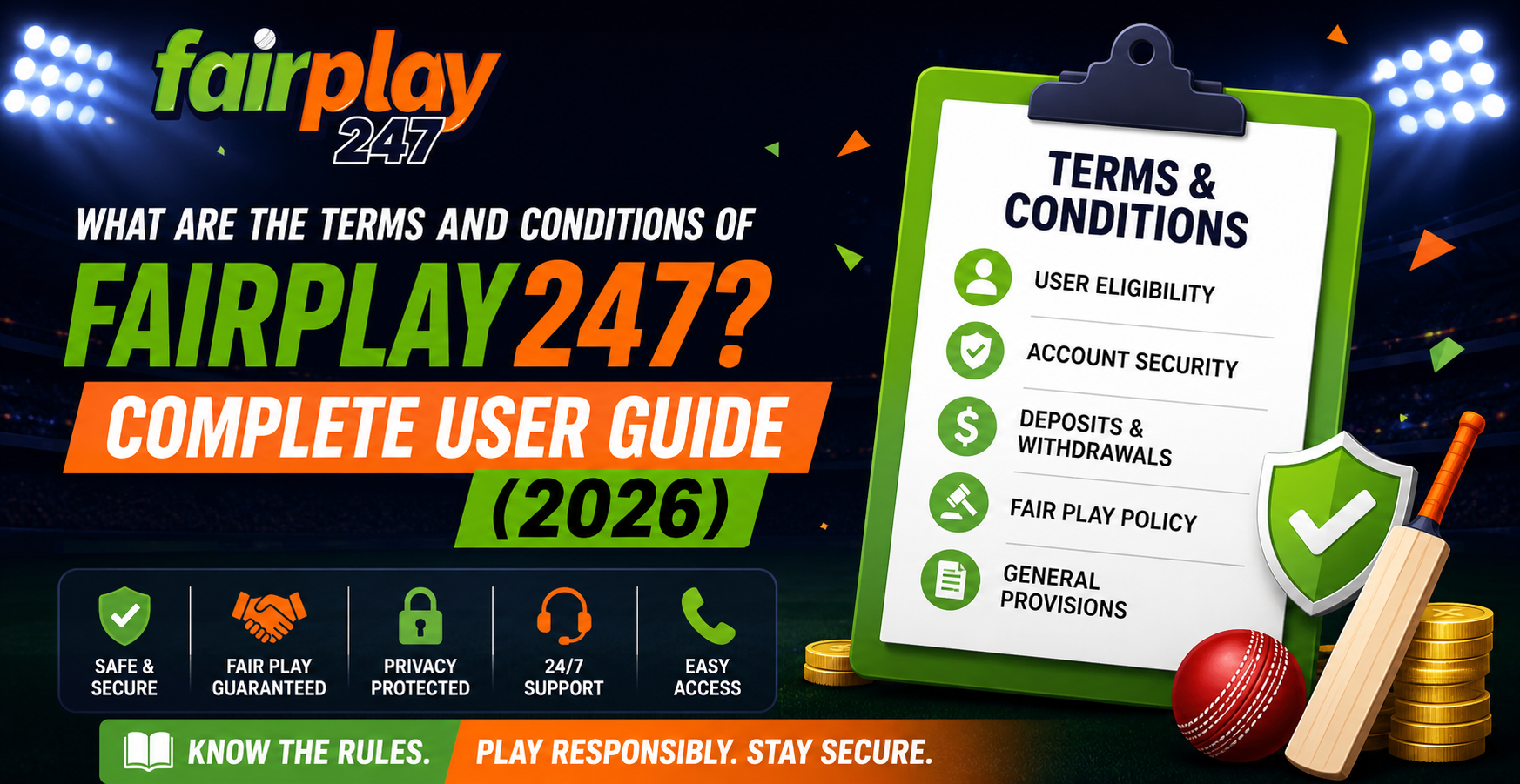 what are the terms and conditions of Fairplay247 - fairplay24-ind